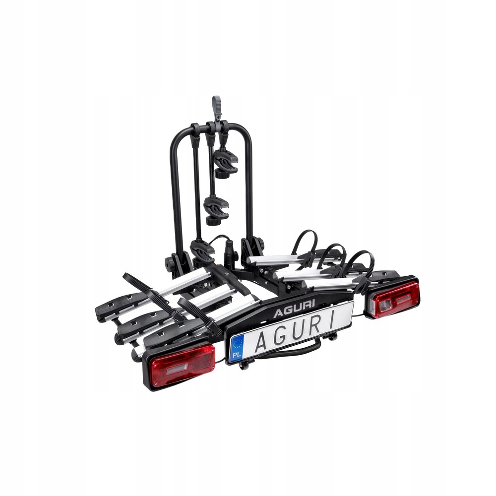 AGURI KRAB BAGAŻNIK NA 3 Rowery na Hak SKŁADANY UCHYŁ ZAMKI 13-PIN NOWOŚĆ EAN (GTIN) 5900768508006
