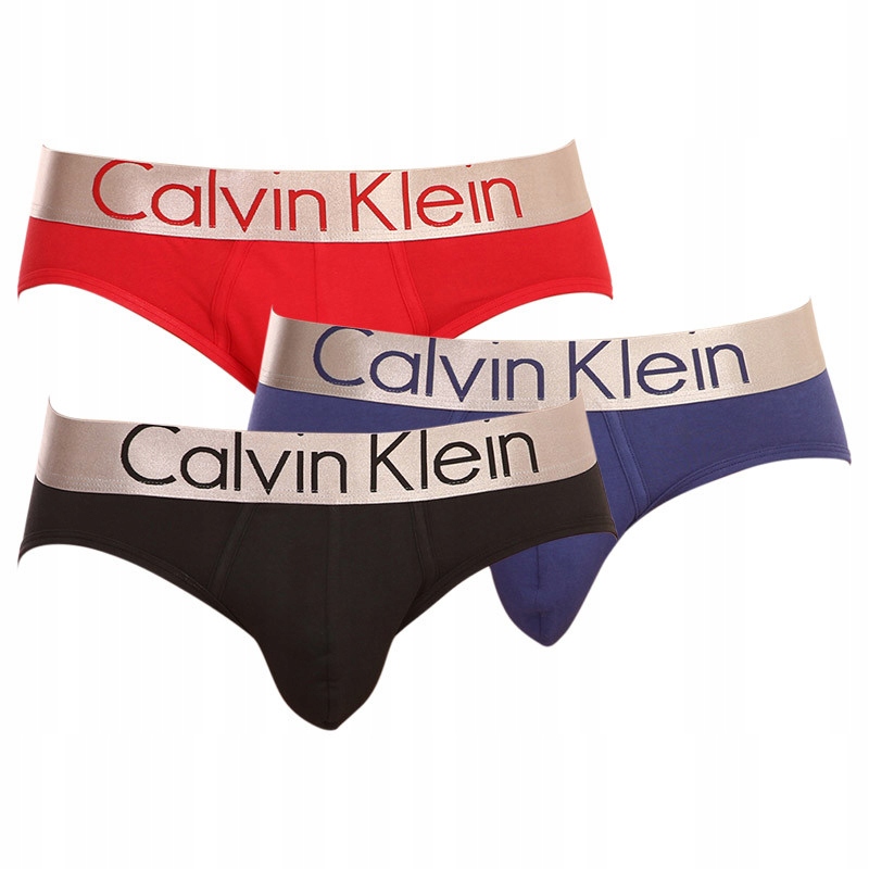 

Calvin Klein Steel Cotton Slipy 3 Pack NB2452A S