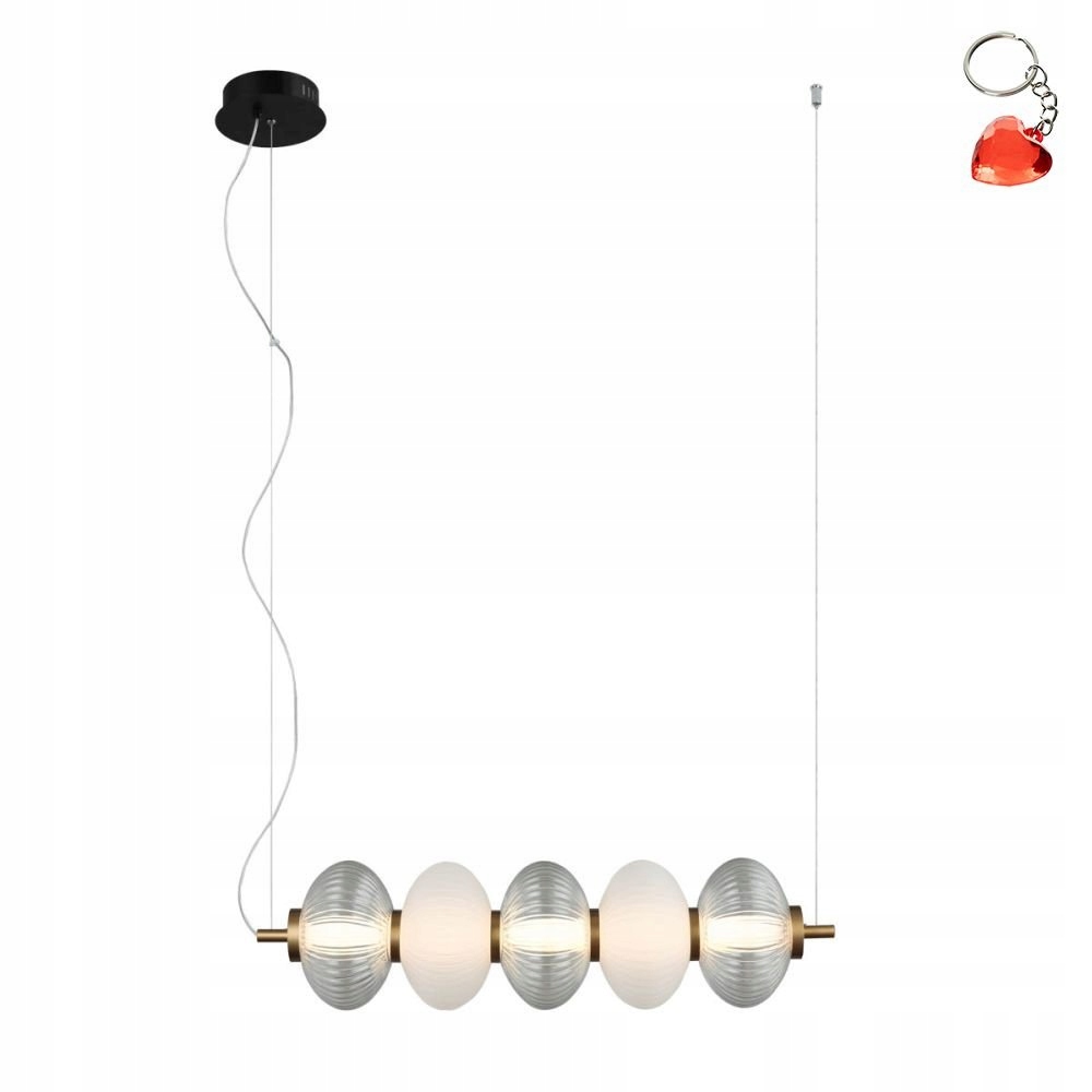 Závesná Led lampa 19W Testa PND-84938-4-BK Italux