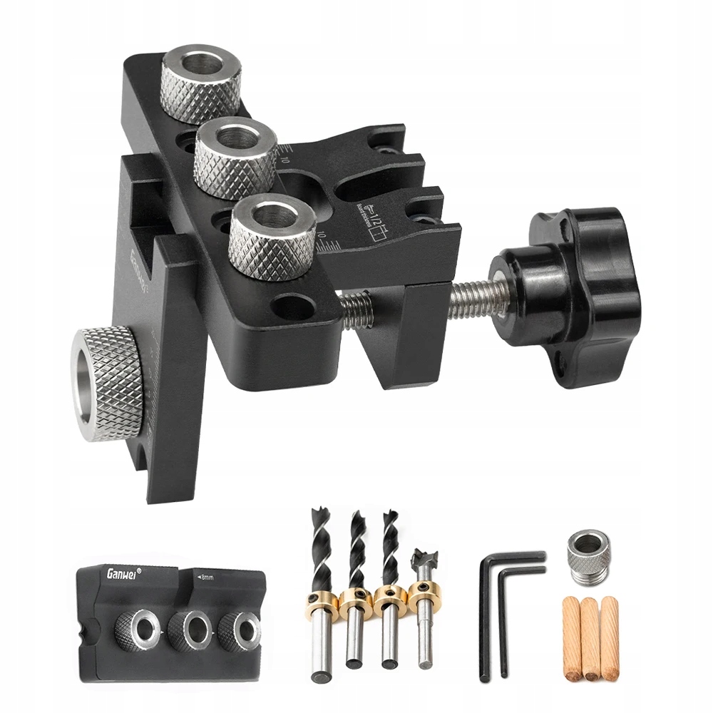 Lokator wiertła do drewna 3 w 1 Wiertła 8-15 mm