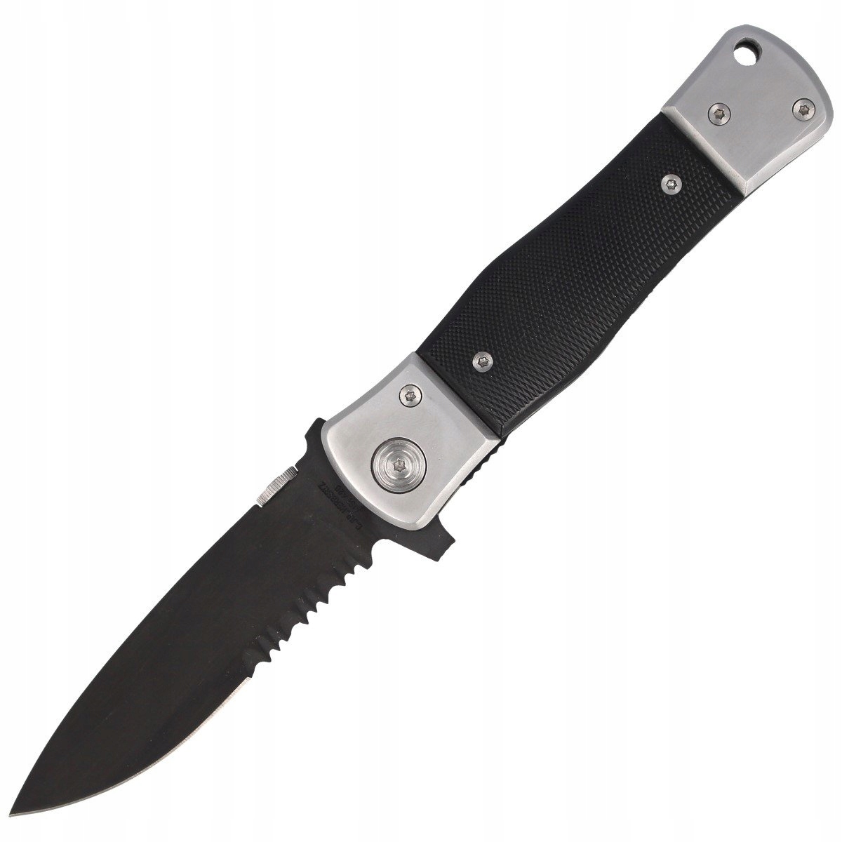 Nůž Herbertz Solingen Italian Stiletto Style Black Abs, Black Coat