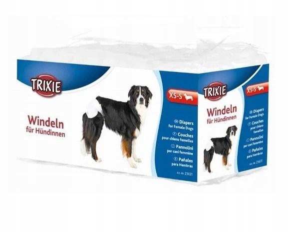 Levně 2x Trixie plenky pro fenku Xs-s
