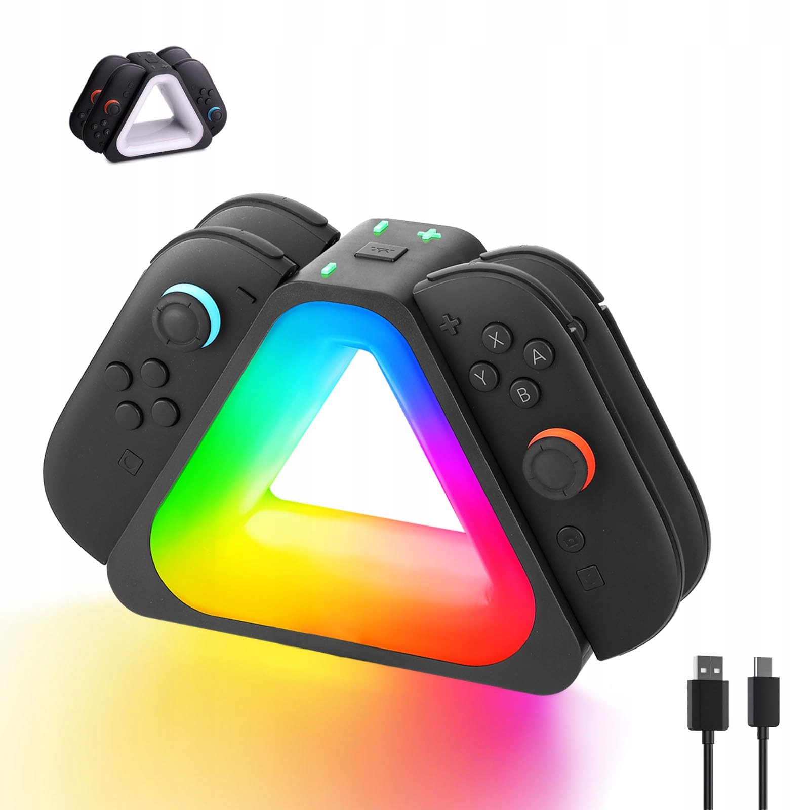 Stacja ładująca do 4 kontrolerów do Nintndos Switch 2