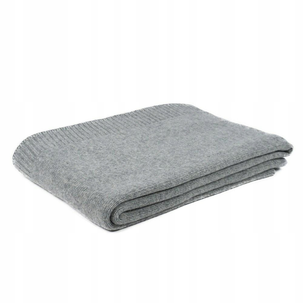 Pletená deka Lea 130x170 šedá Rehabilitační výrobky z vlněných pletenin