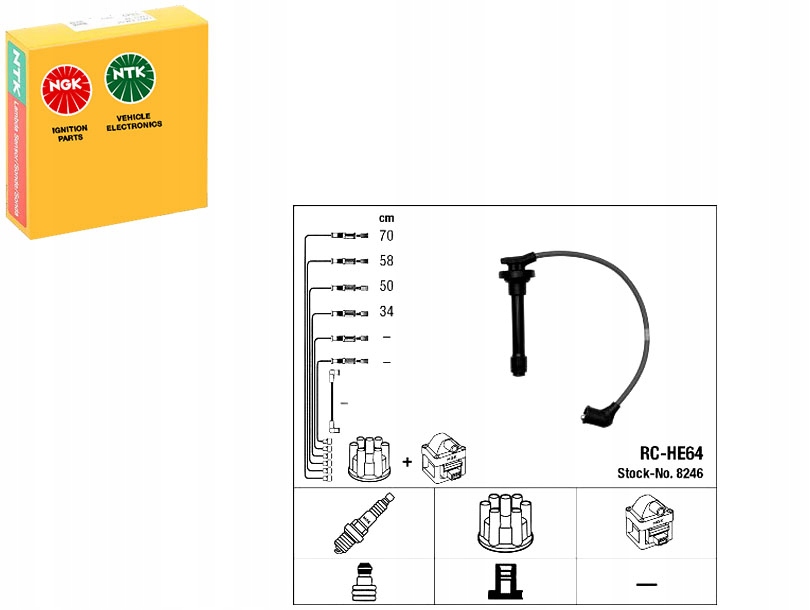 Ngk Zapalovací Kabely 32722P30000 32703PR3010 327