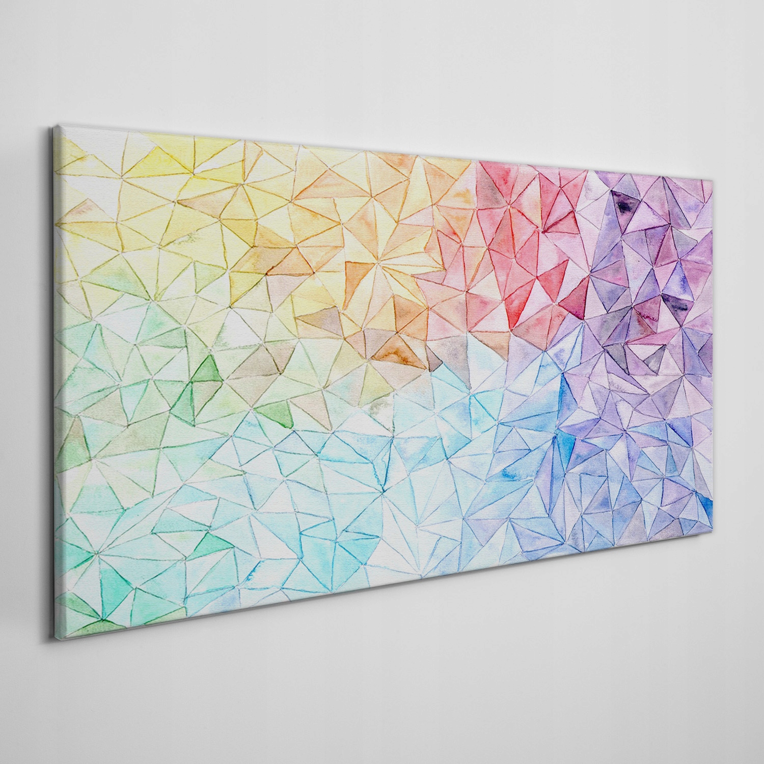 

Obraz na ramie płótno Trójkąty geometria 140x70 cm