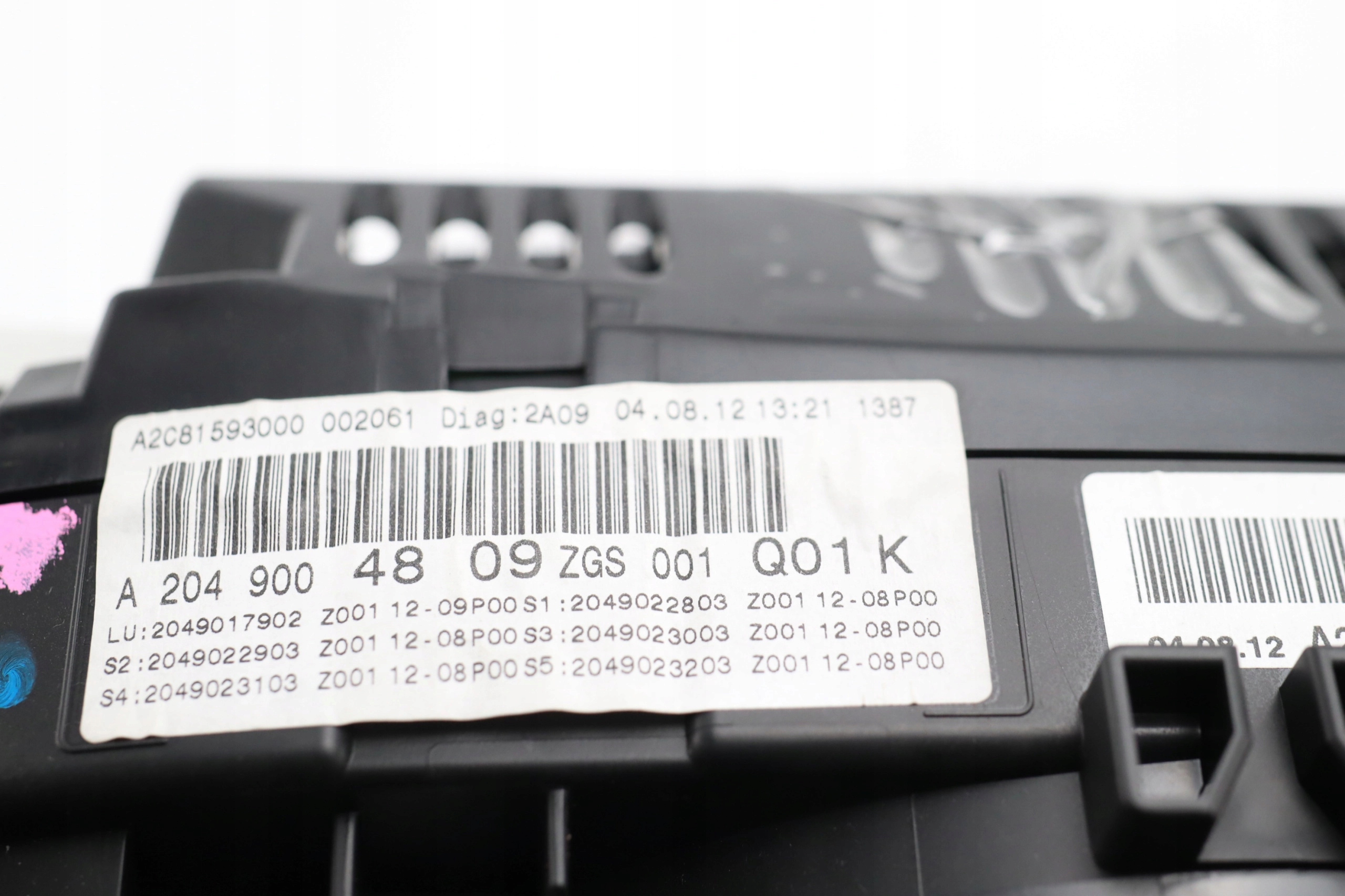 dials MERCEDES C W204 LIFT (2011-2014) A2049004809