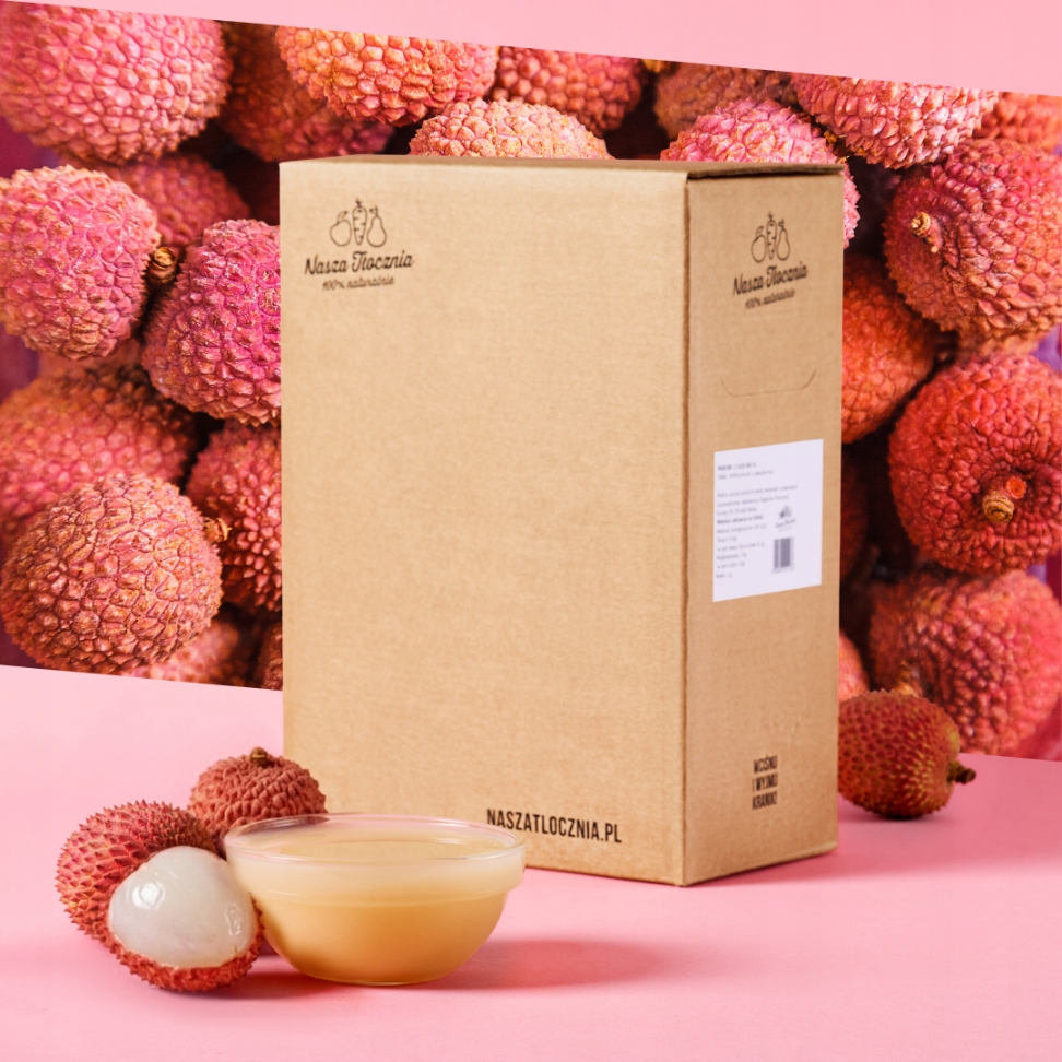 Liczi Pyré 100% lychee Nfc protlak pyré bez cukru hustá šťáva 3 kg