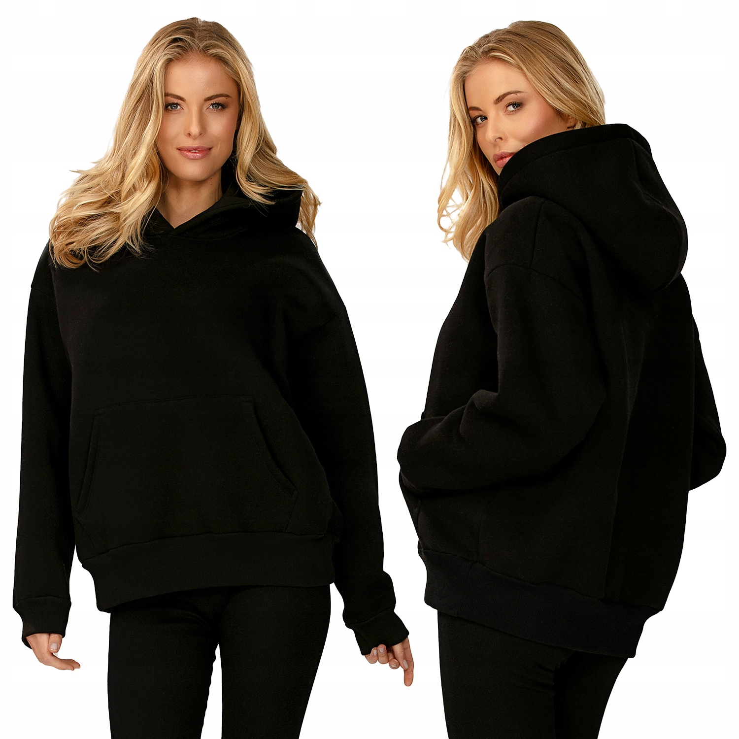 Dkaren Oseye-Bl černý Mikina nerozepínací Oversize M