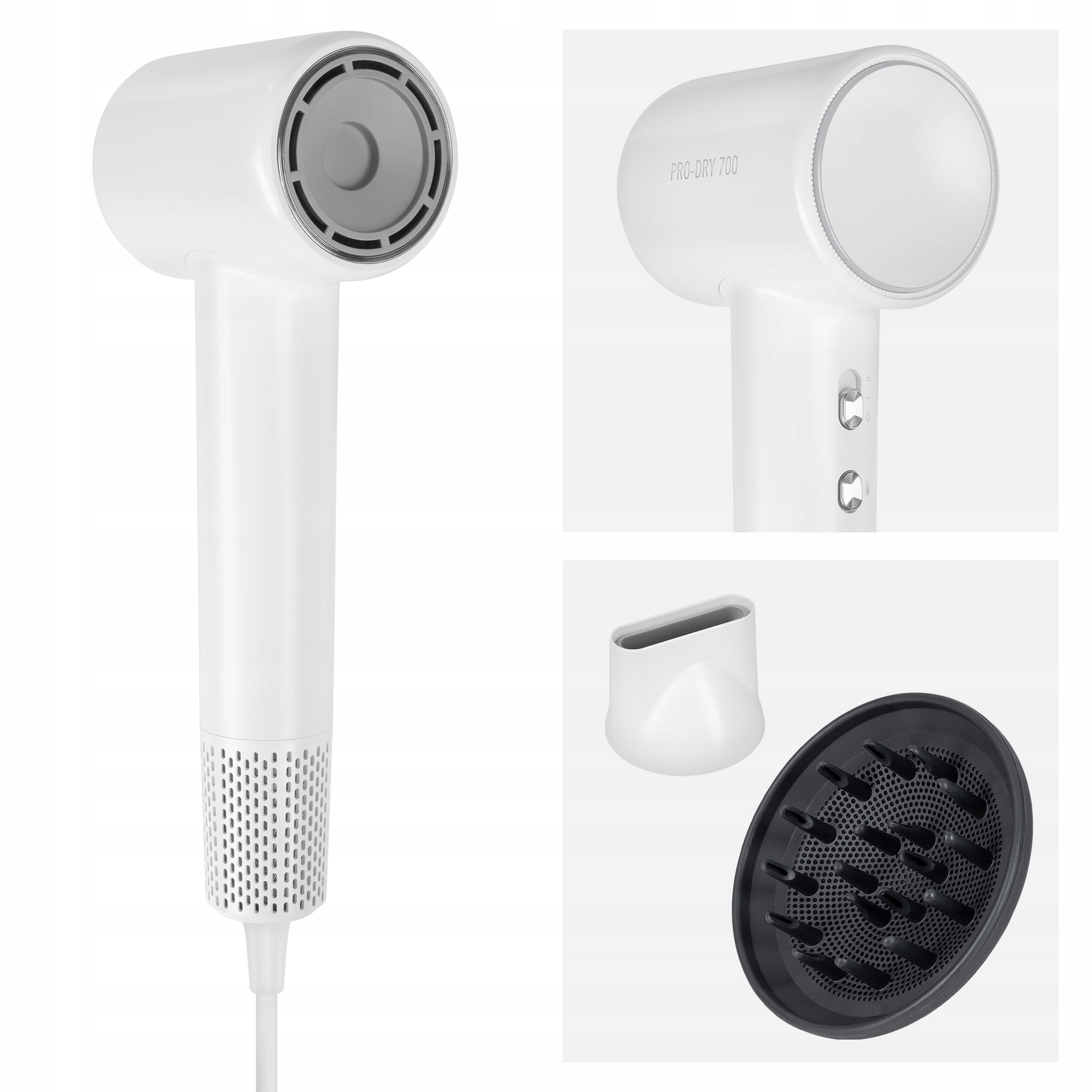 Vysoušeč vlasů s ionizací Teesa Pro Dry 700 1600W difuzér