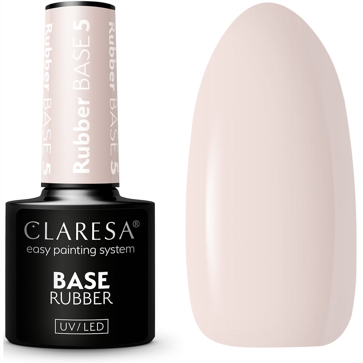 CLARESA BAZA KAUCZKOWA DO PAZNOKCI Rubber BASE 5 Marka Claresa