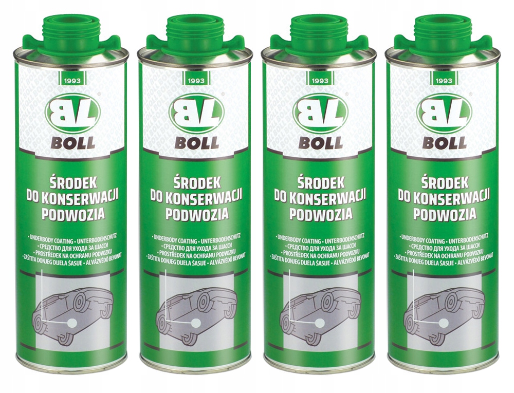 

Boll konserwacja podwozia Zestaw 4x1L