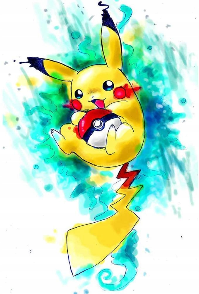 Pikachu Diamond Painting by desbrina on DeviantArt