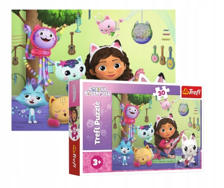 PUZZLE 30 ELEMENTÓW GABI - GABI I JEJ UROCZY DOMEK TREFL 18301