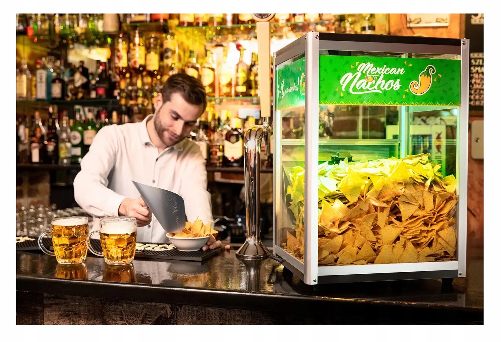 Podgrzewacz do nachos LED szufelka Royal Catering RCNW-1L 10010735