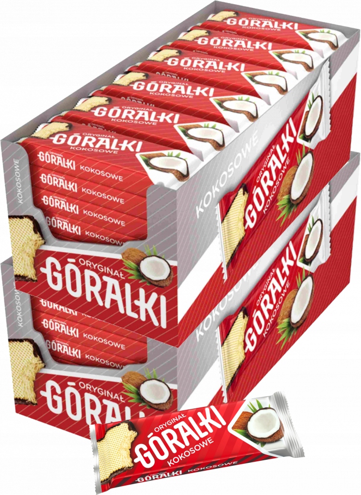 Wafelki Góralki Kokosowe 45g x72