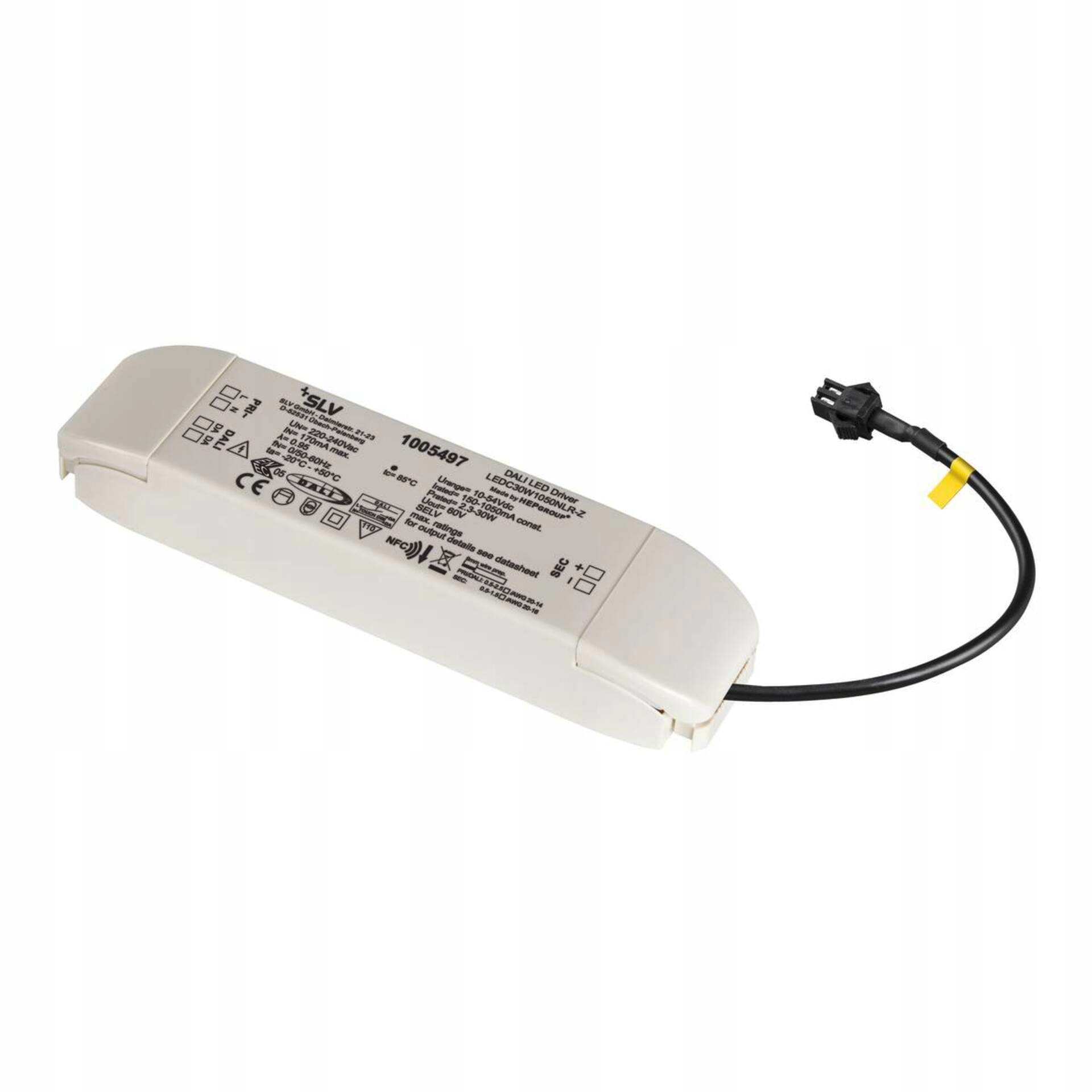 Led driver Slv 13,5 W Dali 200 mA Quick Connector bílý
