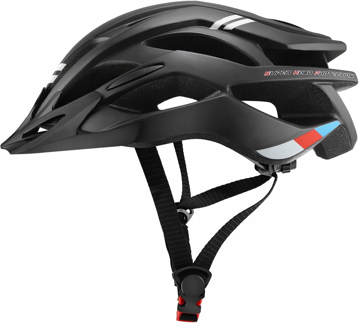 Cyklistická Přilba Besylruy Černá, Nastavitelná, 57-62 CM, S Kšiltem, Mtb