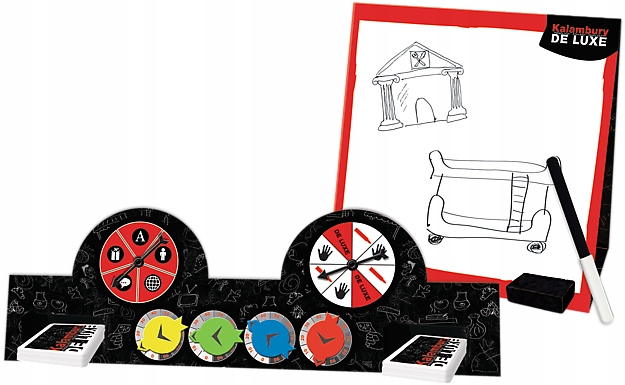 GRA KALAMBURY DE LUXE TOWARZYSKA RODZINNA KARTY Nazwa Kalambury De Luxe