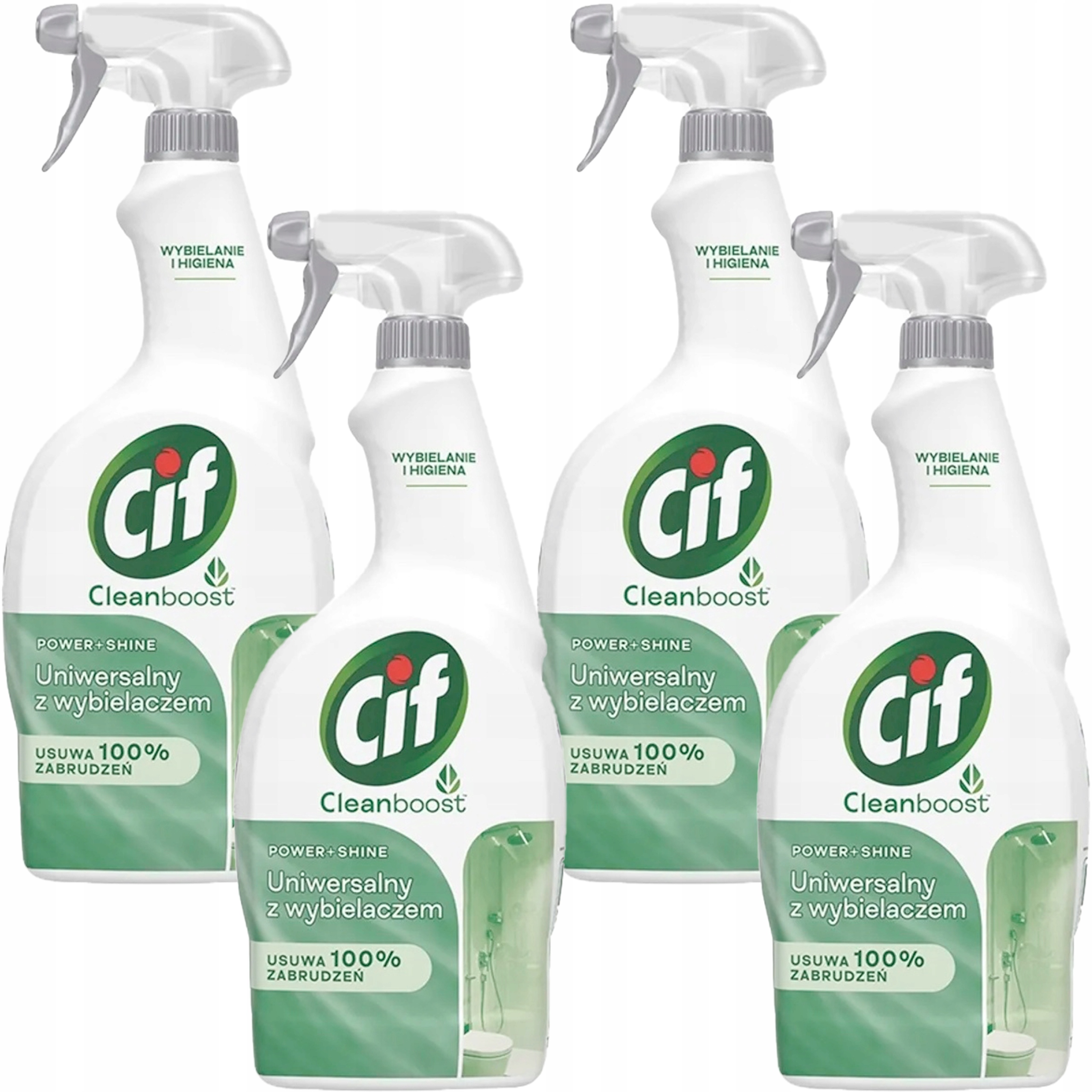 Levně Sada Cif Power & Shine Bělení 750ml x4