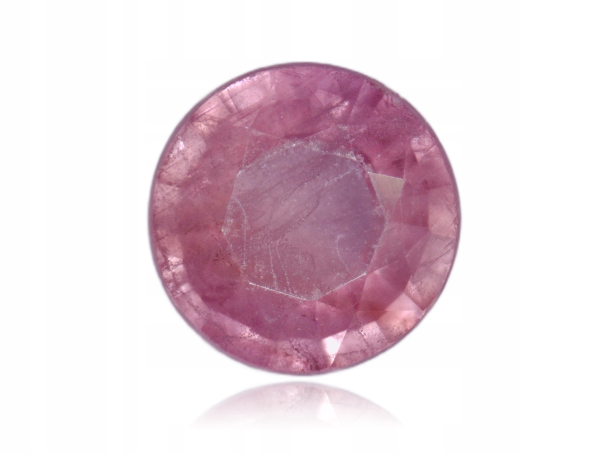 Safír 0.24ct Růžový Kulatý eCertifikát Wbd