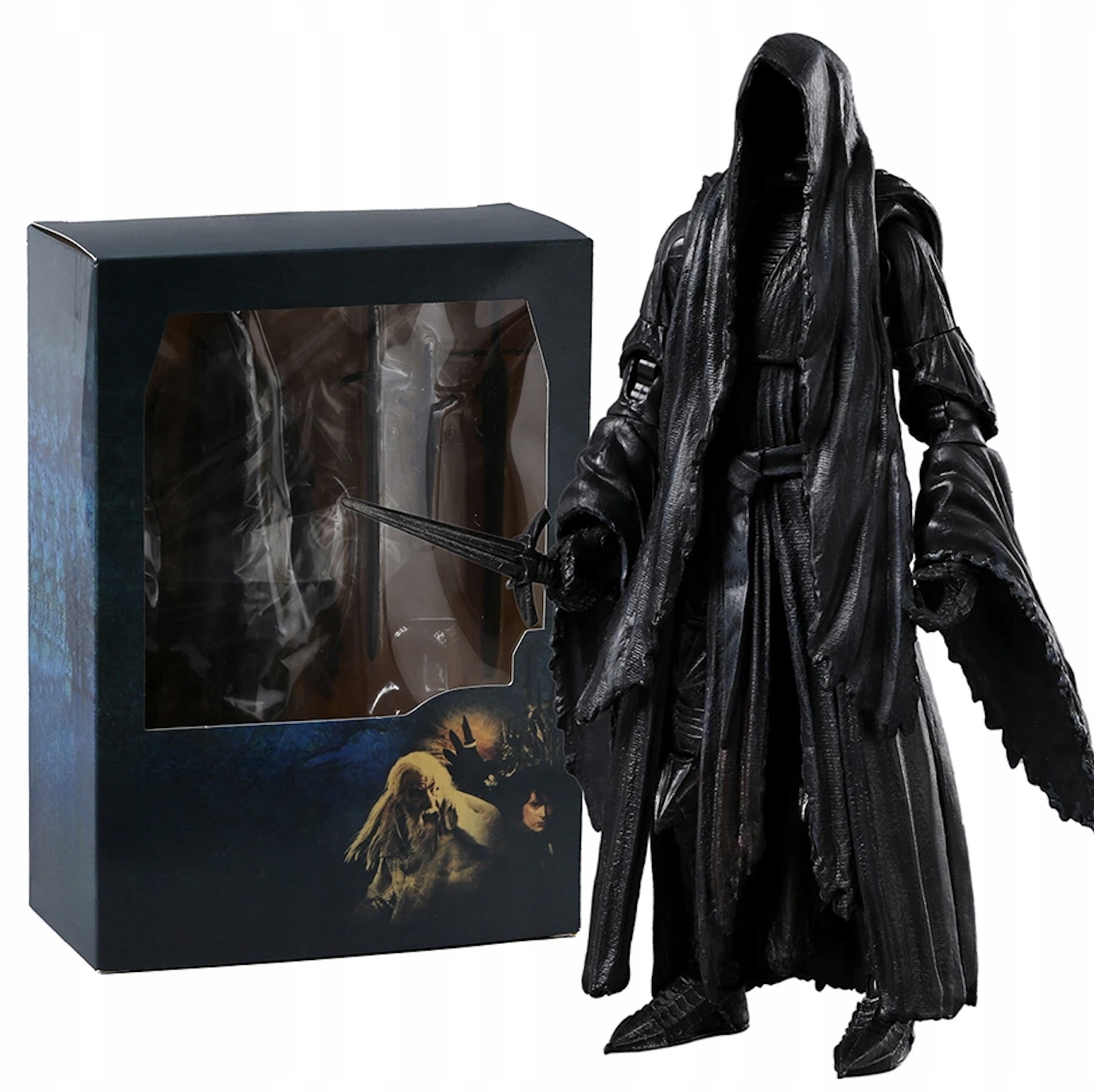 Pohyblivá figurka Ringwraith Nazgul Pán prstenů 18 cm