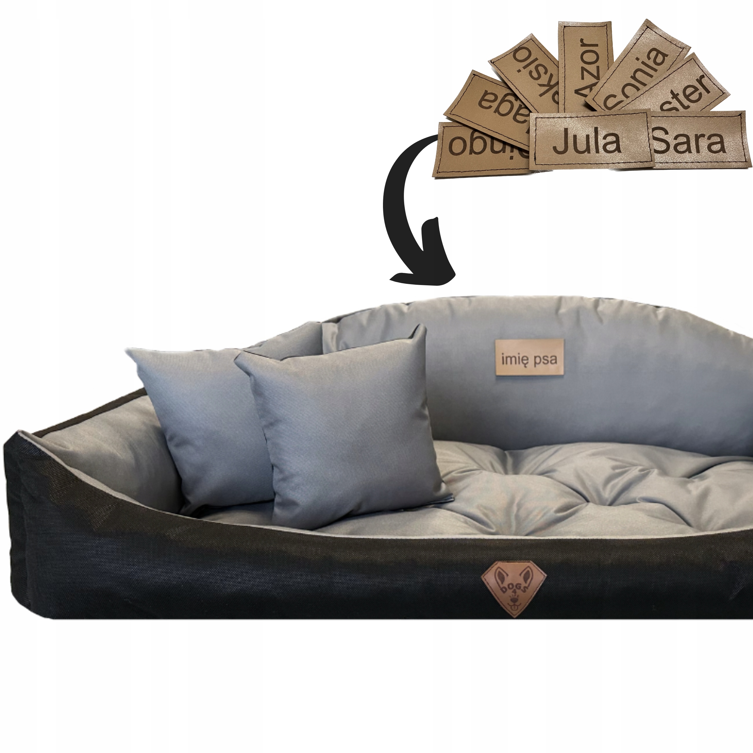 Kanapa Kojec Legowisko Dla Psa 115 x 95 Dogs4life Personalizowane Imię Psa