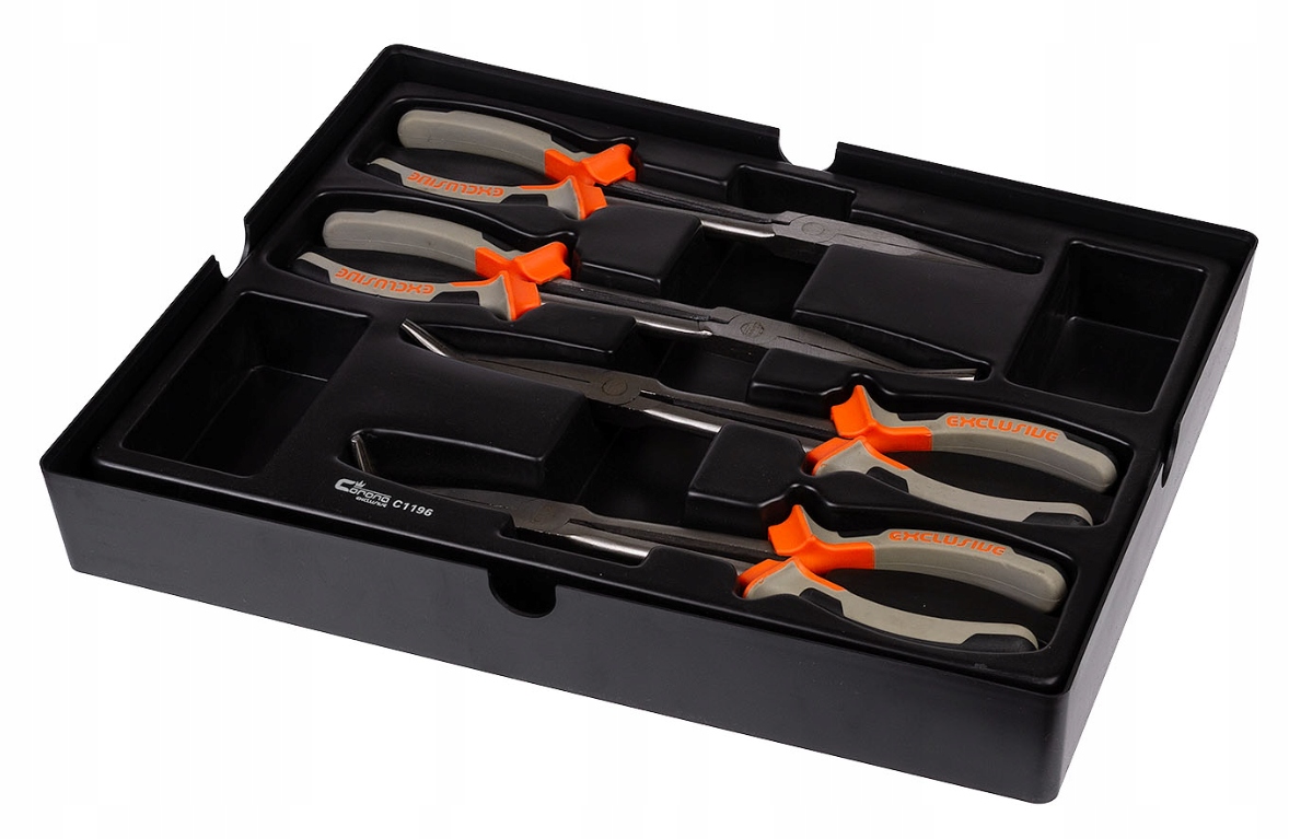 Szczypce długie 4cz. wkład C1196 + tacka C1102 Kod producenta 1196