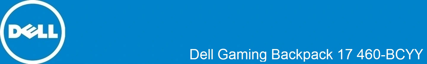 Dell Pasuje do rozmiaru 17 '' Gaming 460-BCYY Plecak Czarny