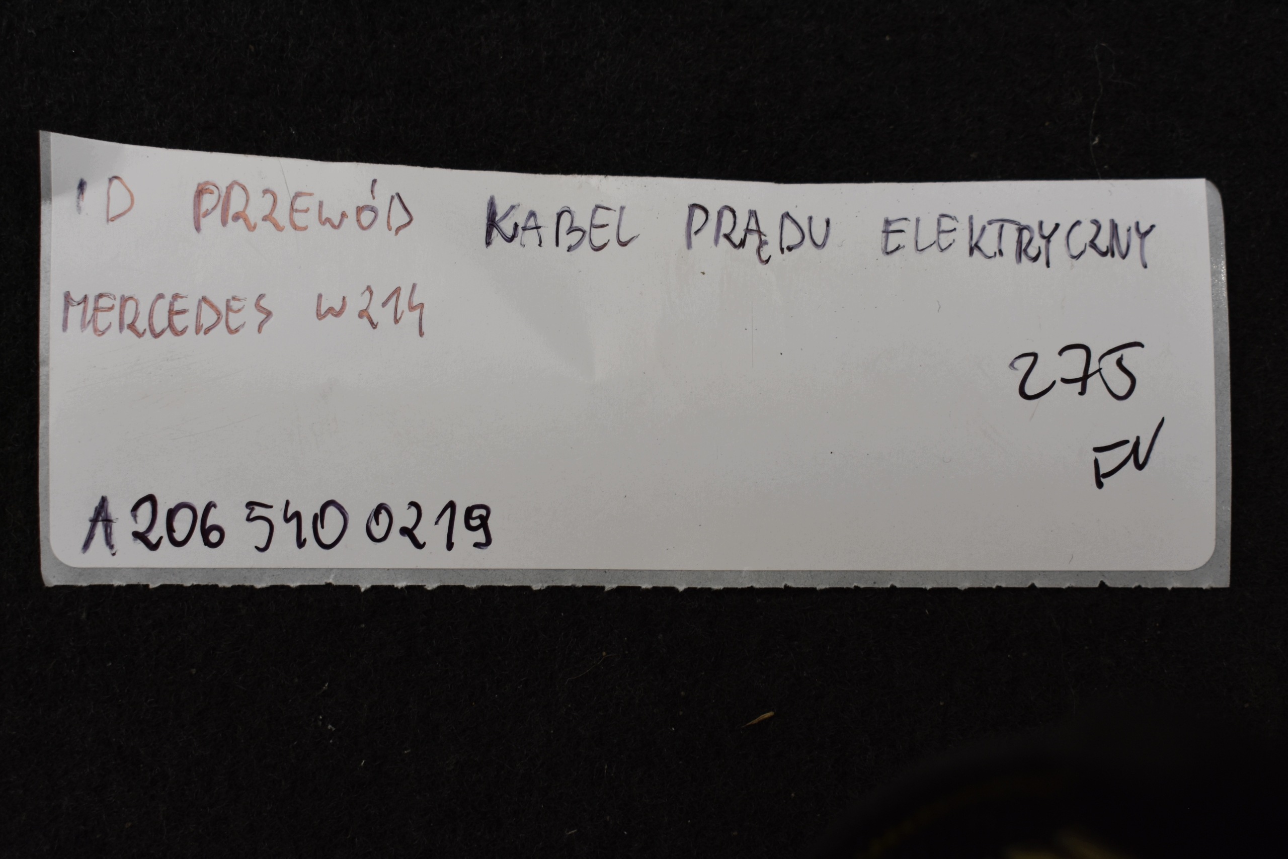 perfect condition wiring KABEL PRADU electrical MERCEDES W214 1