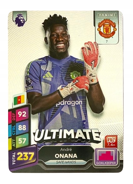 Premier League Plus 2025 Ultimate Safe Hands 7 Onana Manchester United