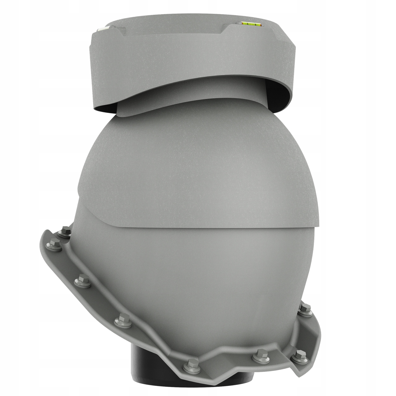 Kanalizační krbový ventilátor Trapez T110 Grafit Metalic 9007