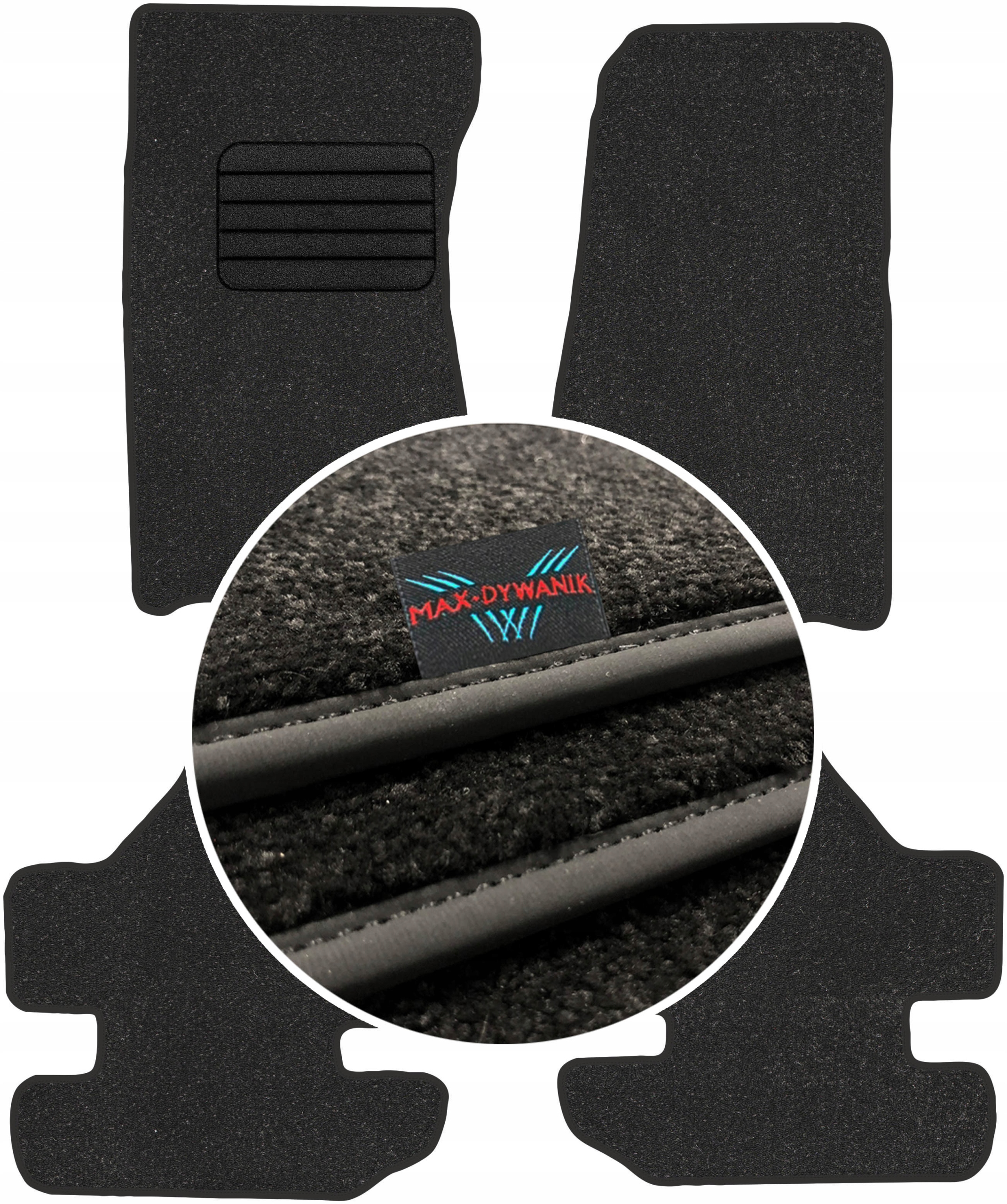 Jeep Wrangler II 2D 2007-2011 Koberce do auta