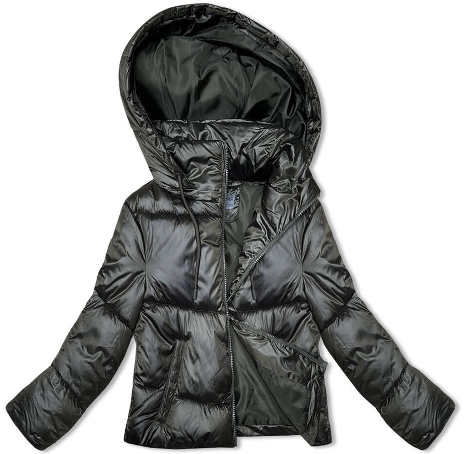 Krátká Bunda S Kapucí B8193 Army XL (42)