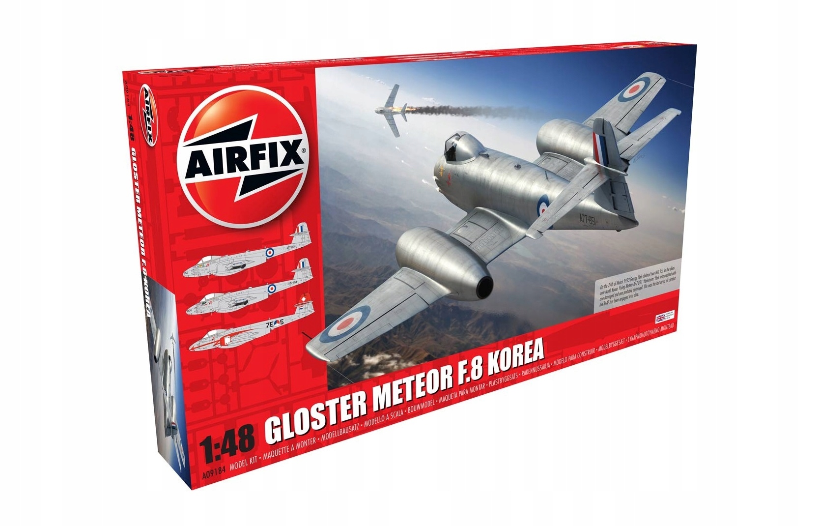 Airfix 09184 1/48 Gloster Meteor F8, Korean War