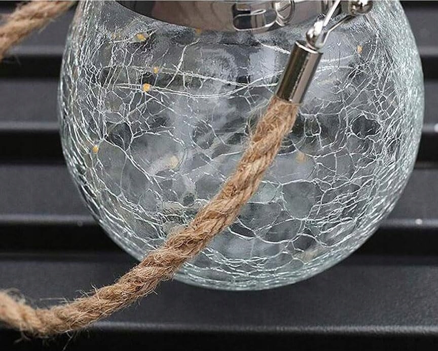 LED SOLARGLAS Lampa Solarna LED Zestaw 2 Sztuki Oświetlenie Ogrodowe — miniatura 3