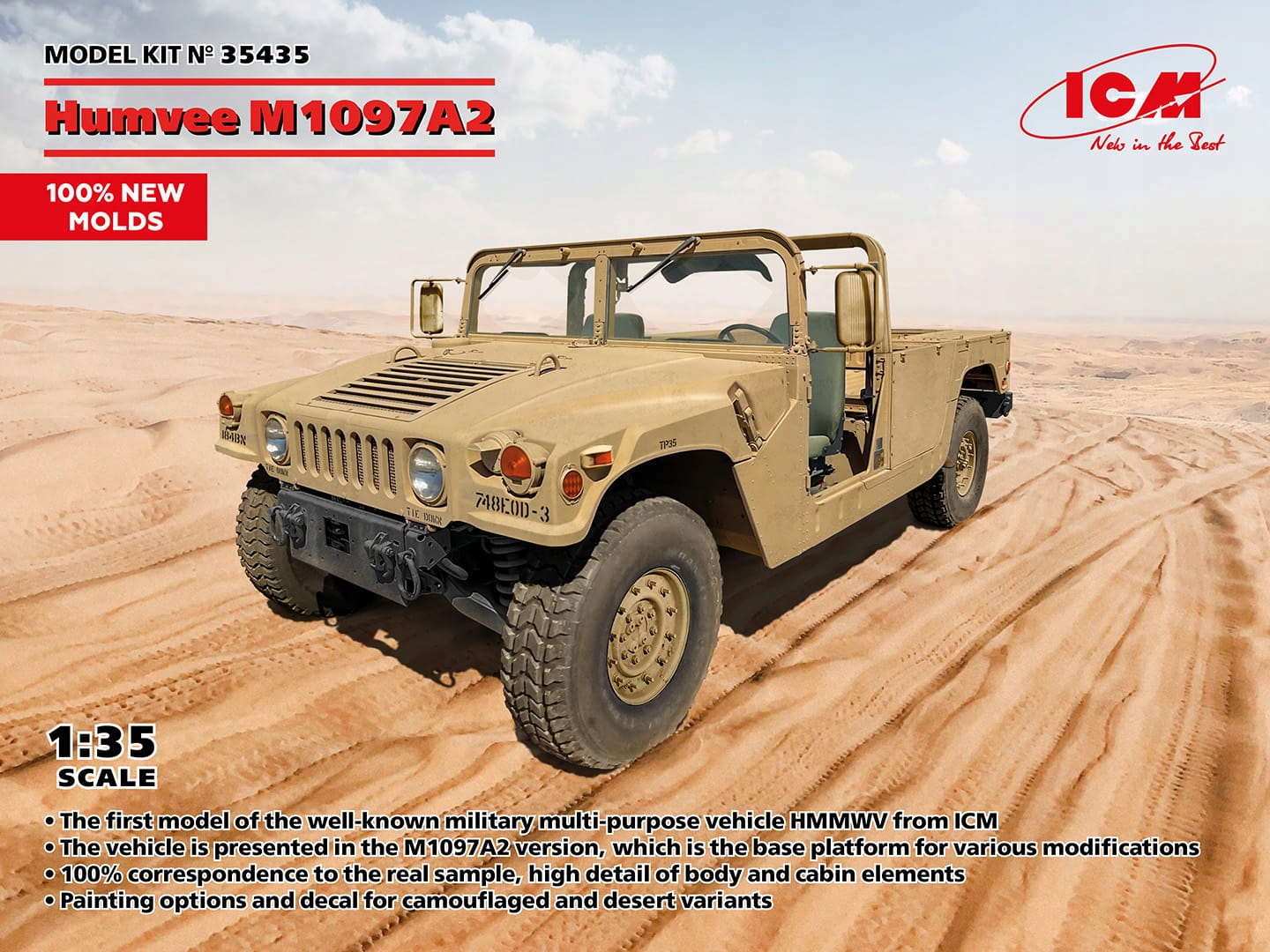 Humvee M1097A2 1:35 ICM 35435
