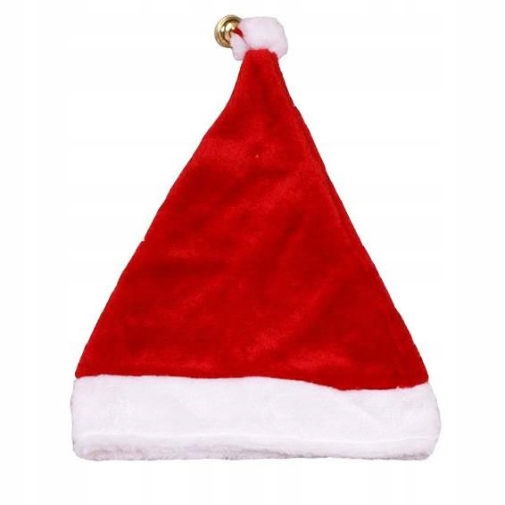 

Czapka Strój Mikołaja Pluszowa Dzwonek Dla Dziecka