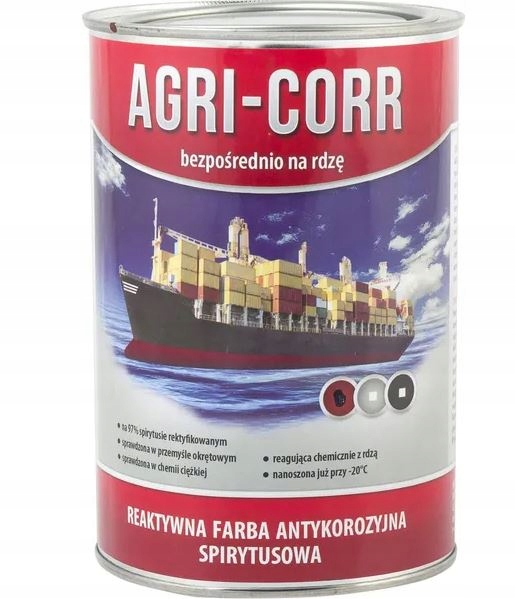 

Farba Podkładowa Agri-corr Corr-active Szara 1L 20