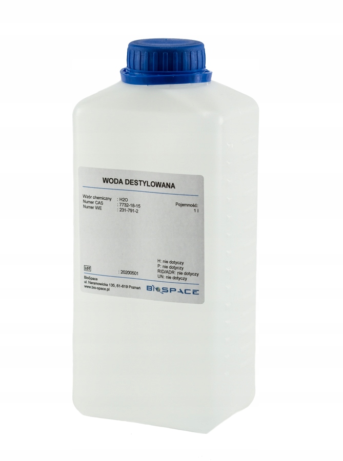 

Woda destylowana 1 l BioSpace