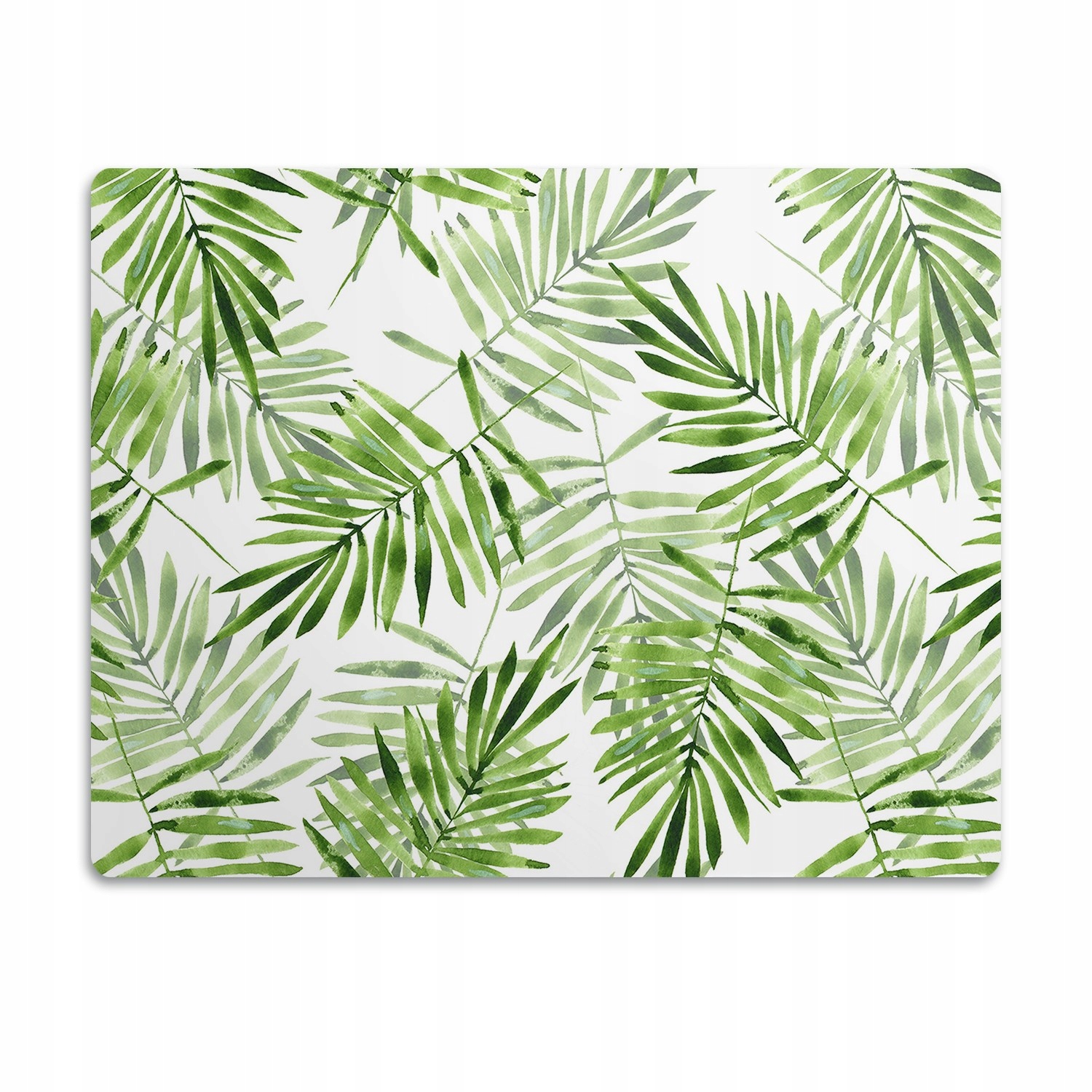 Levně Ochranná podložka pod misky Akvarelové listy 90x60 cm