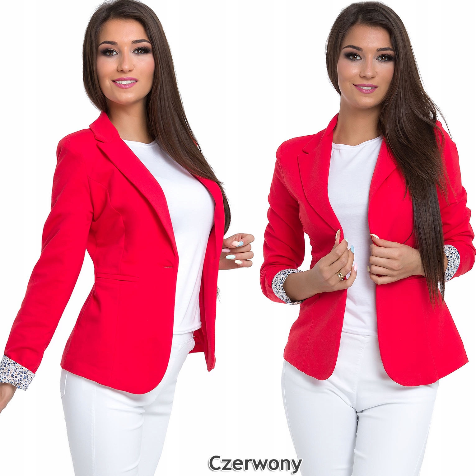 723_roz._XL_KLASYCZNA BAWEŁNIANA MARYNARKA KOLORY Rozmiar 42