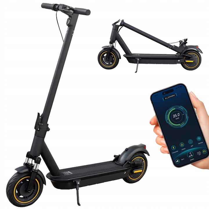 Skládací elektrické vozidlo Aovopro Esmax 500W 35 km/h 45 km 10” zámek aplikace