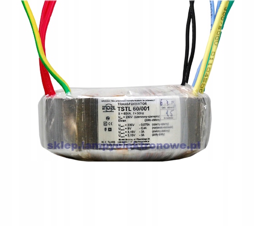 Tstl 60/001 Toroidní síťový transformátor Indel