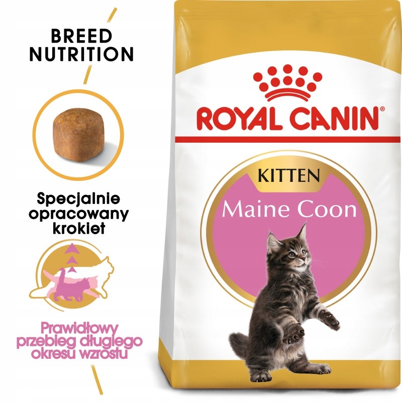 Levně Royal Canin Maine Coon Kitten 10kg Krmivo pro koťata mainské mývalí kočky