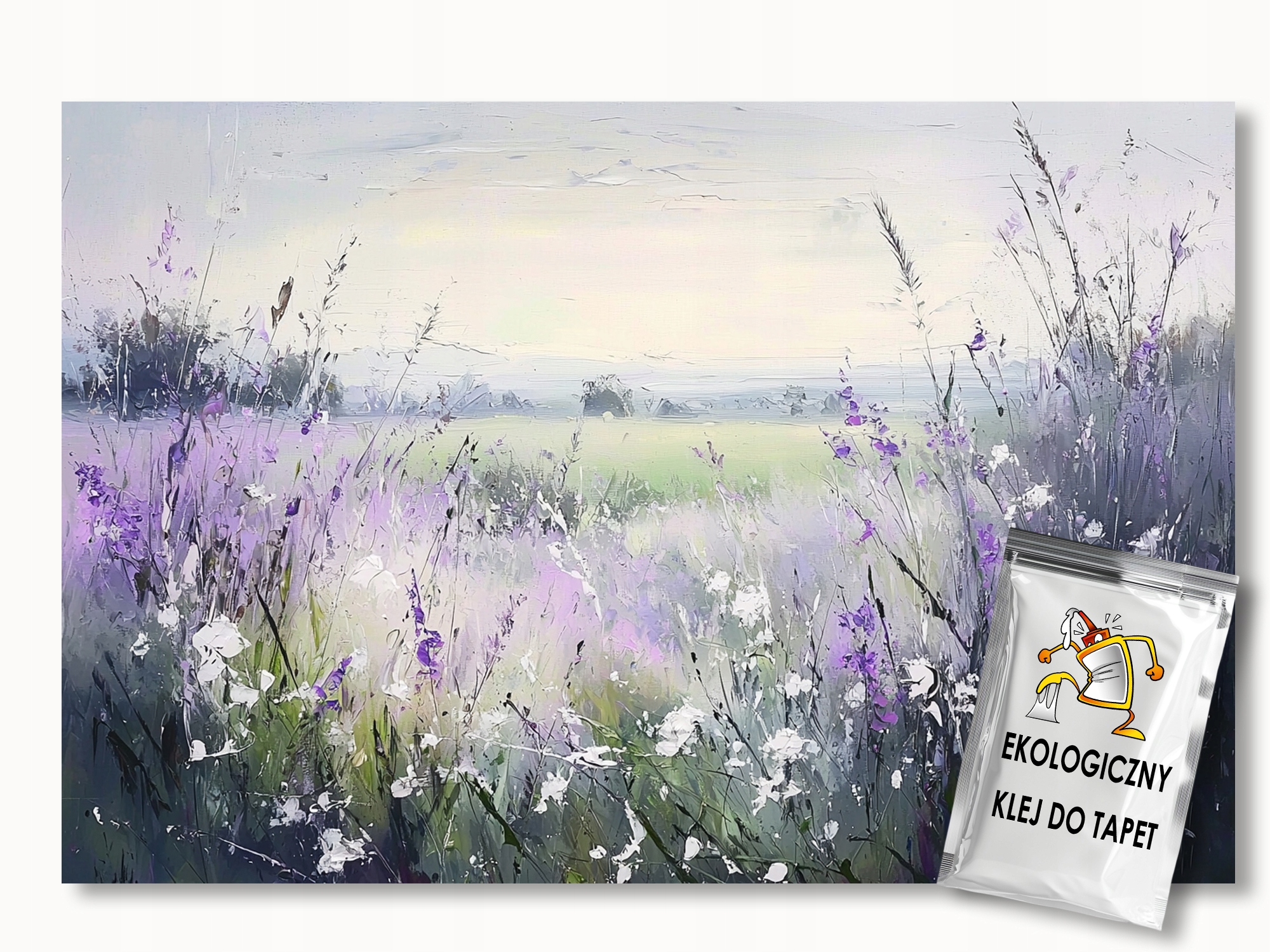 Fototapeta Flizelina Krajina Příroda Louka Fialové Květy 400x280 110g