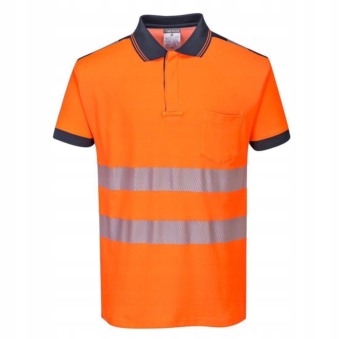 Polokošile výstražné PW3 Oranžová/Granátová vel. M