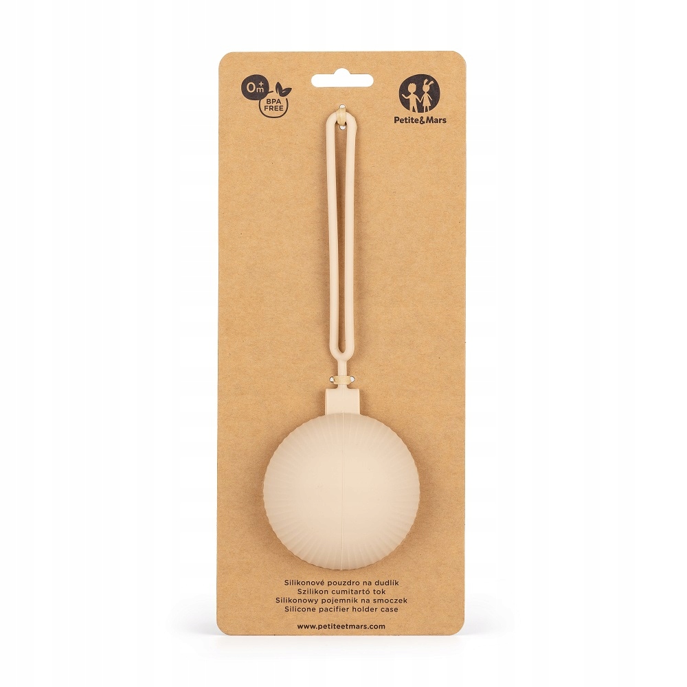 Pojemnik na smoczek Petite&Mars odcienie brązu i beżu Kod producenta 8596202007821