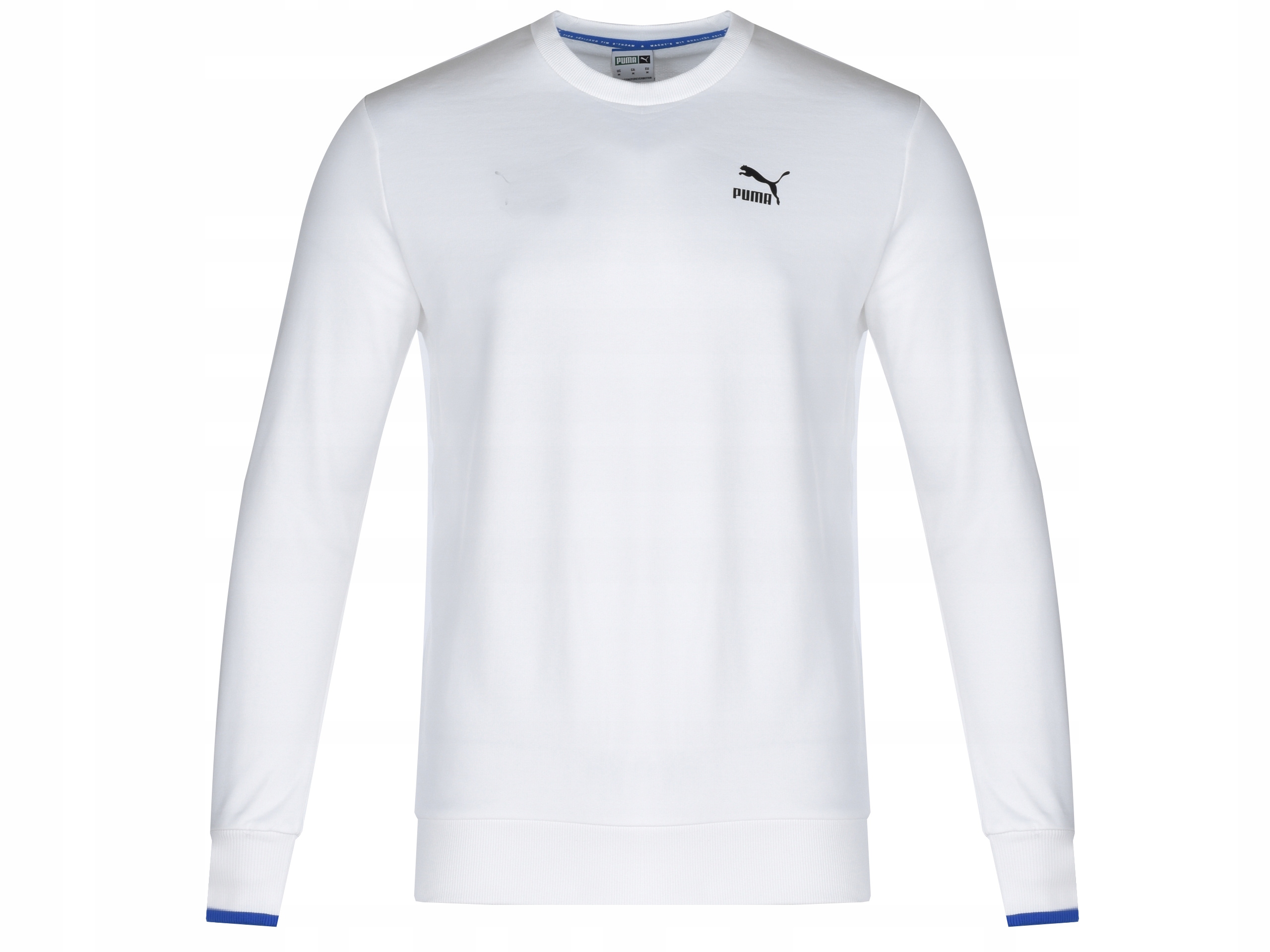 Puma Pánská Mikina Sport Crew Sweat 598134-02 bílá mikina