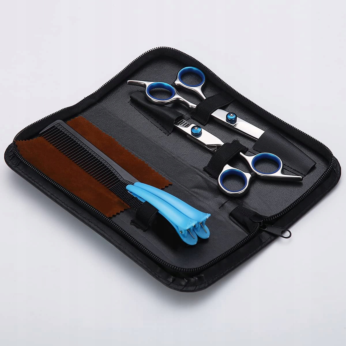 Profesionální sada kadeřnických nůžek Kyraton pro stříhání a řídnutí